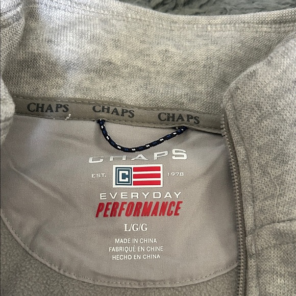 Chaps Light Gray Performance Jacket - Picture 2 of 4